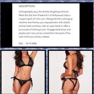 Bra Crotchless Panties SET FOH NWT 2 PCs